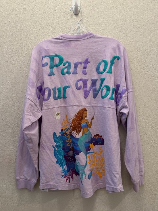 SPIRIT JERSEY Tops - Disney Spirit Jersey Little Mermaid Ariel Part of Your World Lavender S